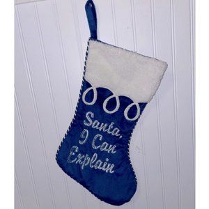 Santa Christmas Holiday Stocking